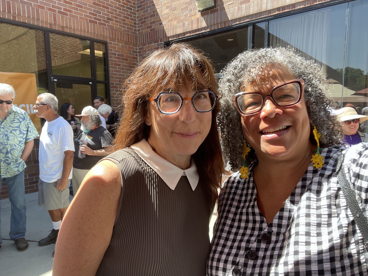 Dr. Somersille with Susan Ellenberg.